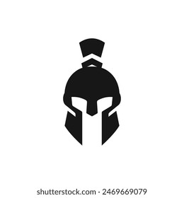 Spartan helmet icon vector. EPS 10 editable vector