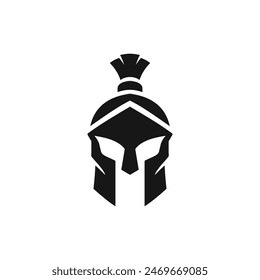 Spartan helmet icon vector. EPS 10 editable vector