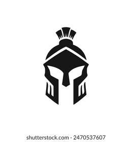 Spartan helmet icon vector. EPS 10 editable vector