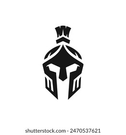 Spartan helmet icon vector. EPS 10 editable vector