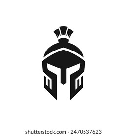 Spartan helmet icon vector. EPS 10 editable vector