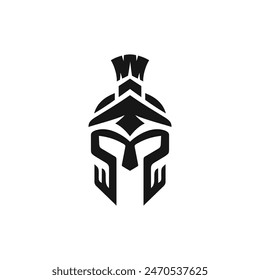 Spartan helmet icon vector. EPS 10 editable vector