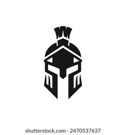Spartan helmet icon vector. EPS 10 editable vector