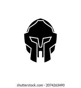 spartan helmet icon vector illustration logo template for many purpose. Isolated on white background.