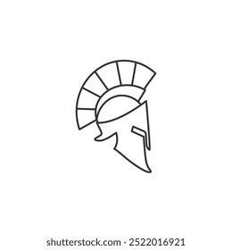 Ícone de capacete espartano, guerreiro espartano, ícone de armadura guerreira. Spartan e capacete viking com borrões de tinta salpicos isolados no fundo branco.