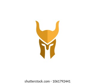 Spartan helmet logo 