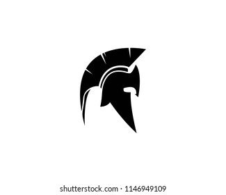 Similar Images, Stock Photos & Vectors of Spartan helmet silhouette ...