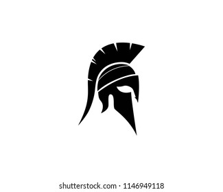 Spartan Logo Sparta Logo Spartan Helmet Stock Vector (Royalty Free ...