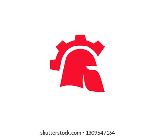 Spartan helmet logo 