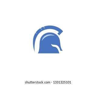 Spartan helmet logo 