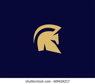 Spartan helmet logo