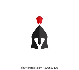 Spartan helmet logo
