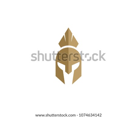Spartan helmet logo 