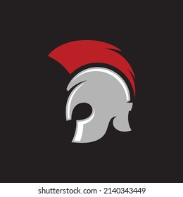 Spartan Helmet Logo design vector. Spartan Logo template