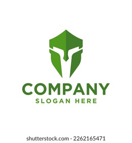 spartan helmet logo icon and vector