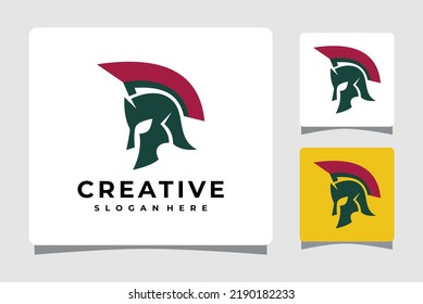 Spartan Helmet Logo Template Design Inspiration