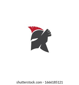 Vektorillustration-Design für Spartan-Helm