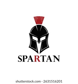 Spartan helmet logo. Warrior logo spartan helmet.