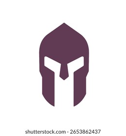 Spartan helmet Logo. Warrior logo Spartan helmet