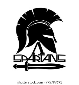 Spartan helmet sign.