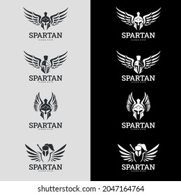 Spartan Helmet silhouette, Warrior symbol, Spartan logo, Spartan helmet, Spartan symbol.