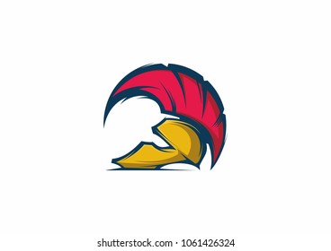 spartan helmet vector