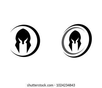 Spartan helmet vector icon