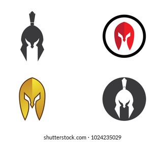 Spartan helmet vector icon