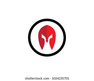 Spartan helmet vector icon