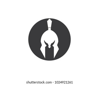 Spartan helmet vector icon