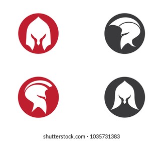 Spartan helmet vector icon