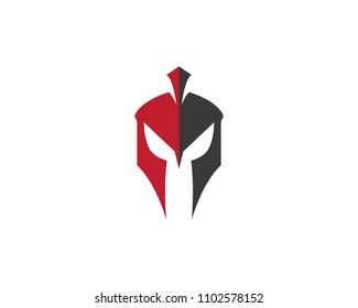 Spartan helmet vector icon