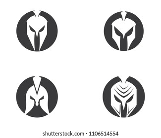 Spartan helmet vector icon