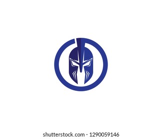 Spartan helmet vector icon