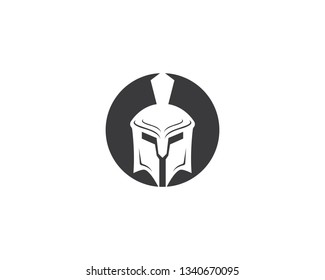 Spartan helmet vector icon