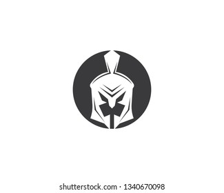Spartan helmet vector icon