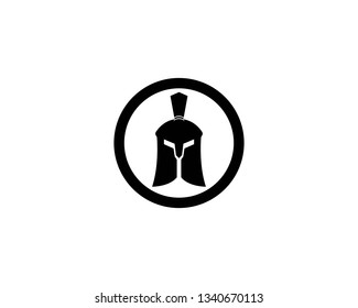 Spartan helmet vector icon