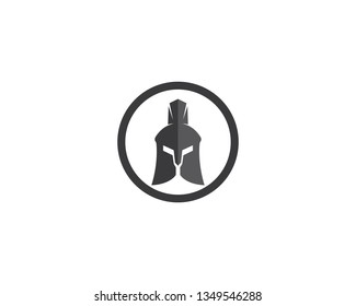 Spartan helmet vector icon