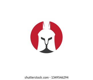 Spartan helmet vector icon