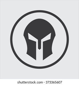 Spartan Helmet Vector Icon
