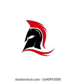 Spartan helmet vector icon illustration design
