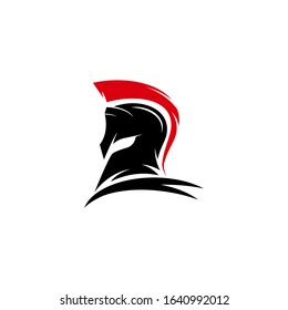 Spartan helmet vector icon illustration design