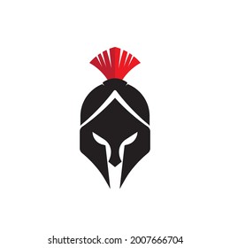 Spartan helmet vector icon illustration design