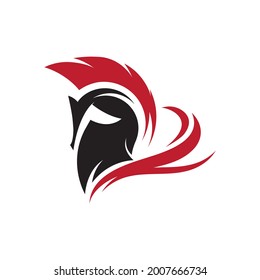 Spartan helmet vector icon illustration design