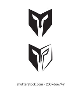Spartan Helm, Vektorsymbol-Design