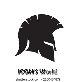 Spartan helmet. Vector illustration eps10.