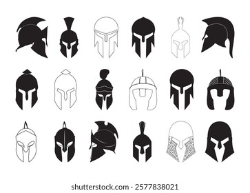 Spartan Helmet Vector For Print, Spartan Helmet Clipart, Spartan Helmet Vector Illustration