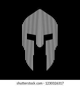 Spartan Helmet White