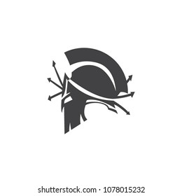 spartan hero logo template