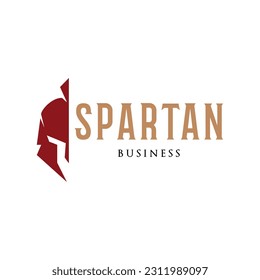 Spartan Icon Logo Design Template